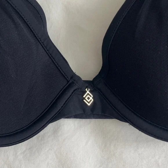 ThirdLove 24/7 Classic Uplift Plunge Bra Black 32B½ - Picture 8 of 14